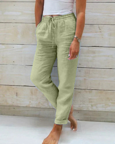 Ulia | Lightweight Linen Trousers