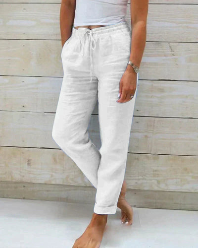 Ulia | Lightweight Linen Trousers