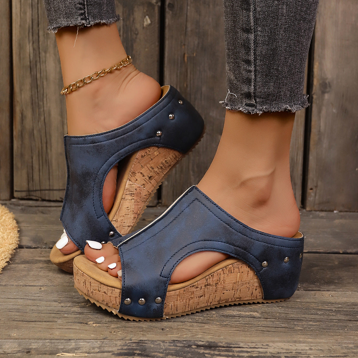 Ciera | Cork Wedges