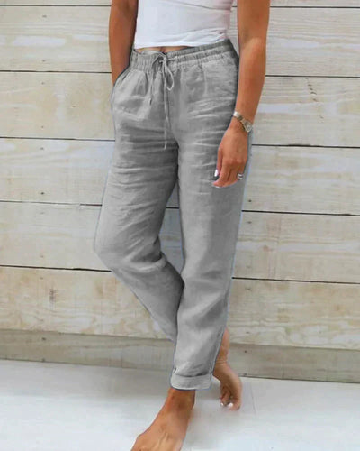 Ulia | Lightweight Linen Trousers