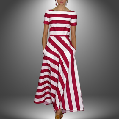 Delora | Light & Fluid Stripe Dress