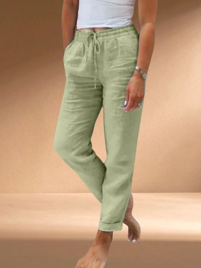 Ulia | Lightweight Linen Trousers