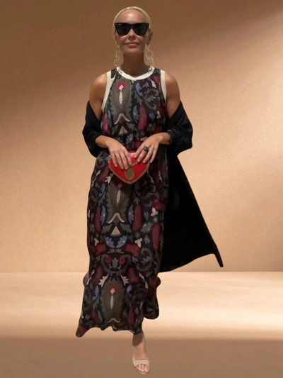 Eterna | Long Dress With Matching Shawl
