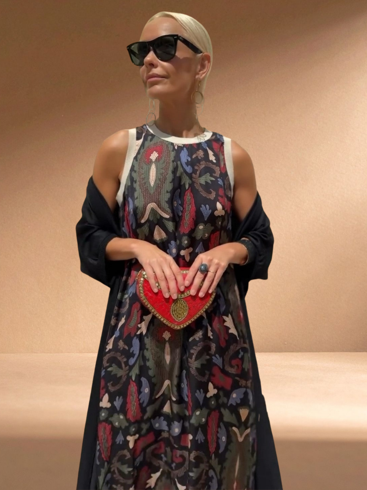 Eterna | Long Dress With Matching Shawl