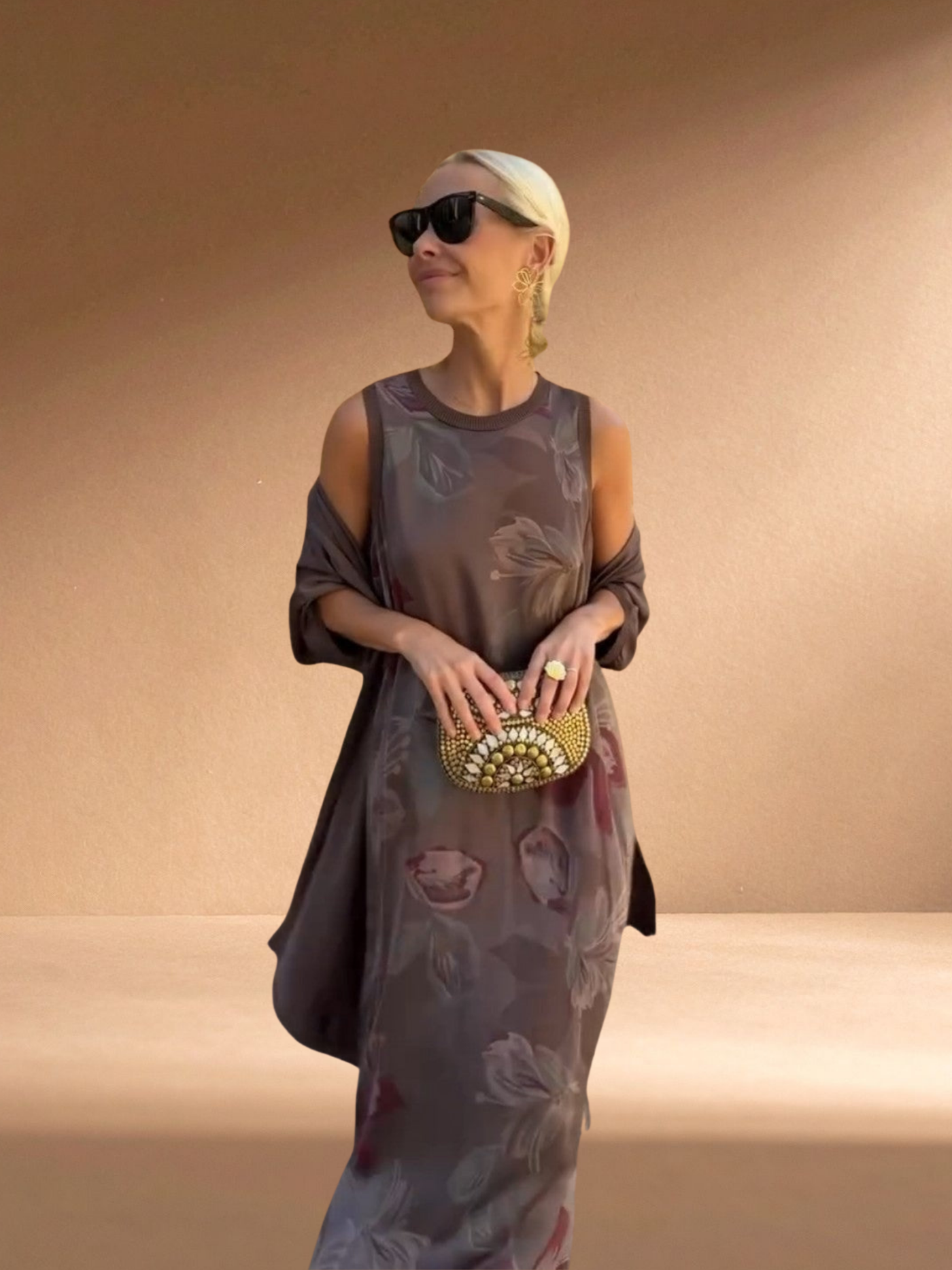 Dahlia | Long Dress With Matching Shawl