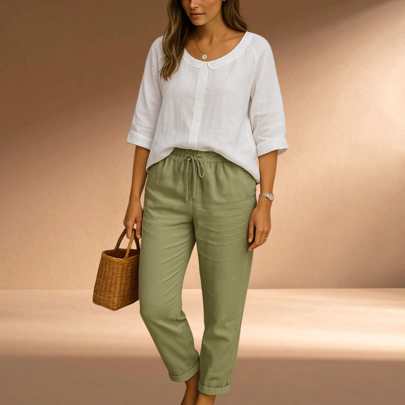 Eloise | Summer Linen Trousers
