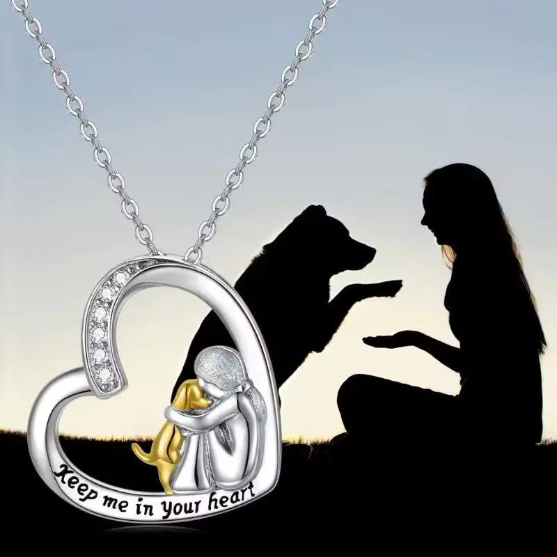Waverly | Dog Embrace Necklace
