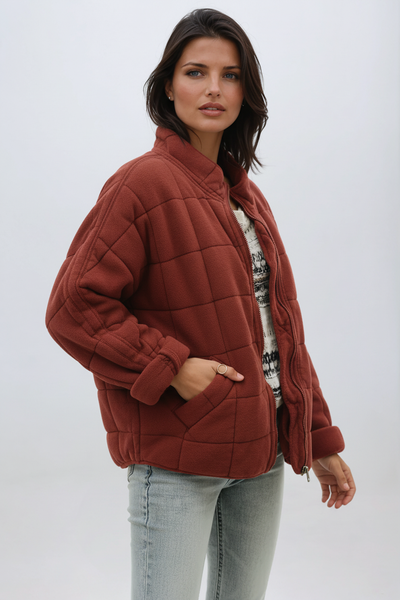 Helene | Oversized Quilted Jacket