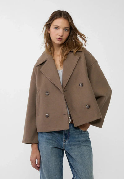 Melrani | Short Double-Breasted Coat